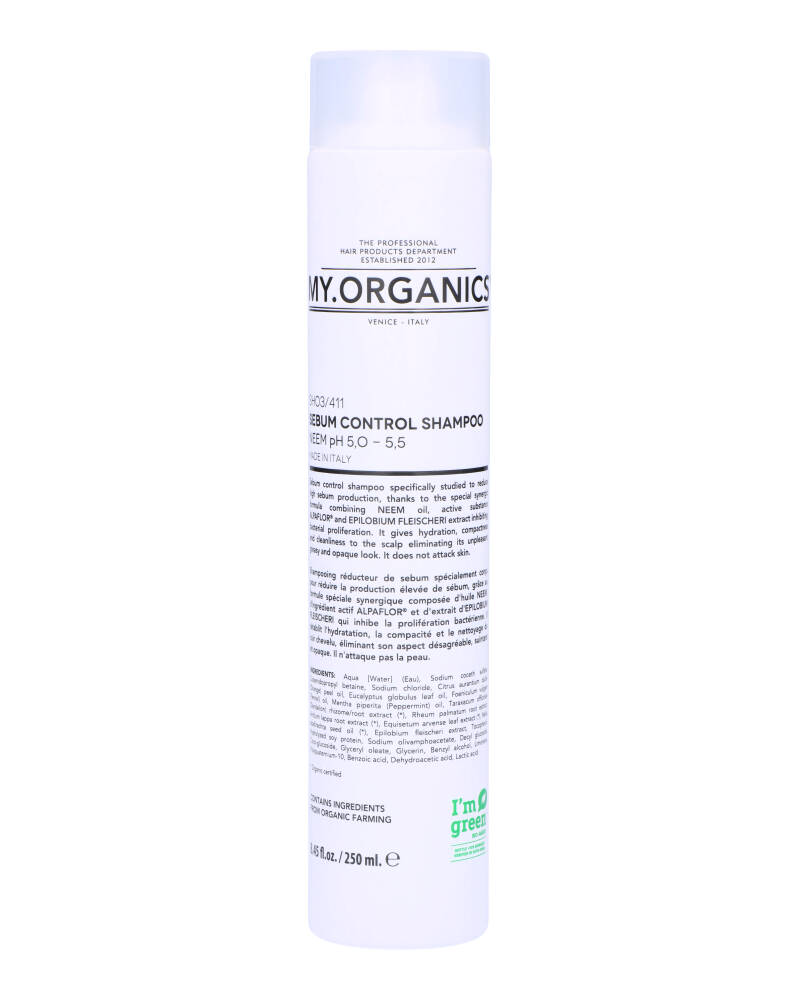 My.Organics The Organic Sebum Control Shampoo Neem And Lavender