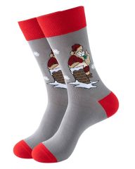 Nissebanden Christmas Socks Grey Size 41-47