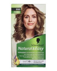 Schwarzkopf Natural & Easy 550 Satin Mørkeblond