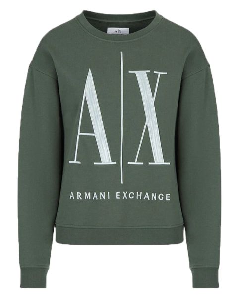 Armani Exchange Men's Sweatshirt Green M