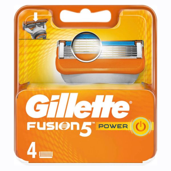 Gillette Fusion5 Power Blades - 4 stk Gillette Fusion5 Power Blades - 4 stk