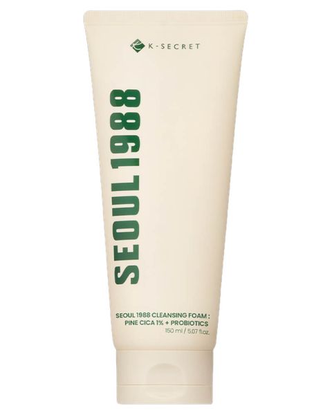 K-Secret Seoul 1988 Cleansing Foam: Pine Cica 1% + Probiotics