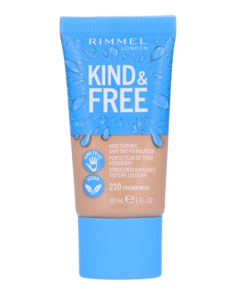 Rimmel London Kind & Free Moisturising Skin Tint Foundation 210 Golden Beige