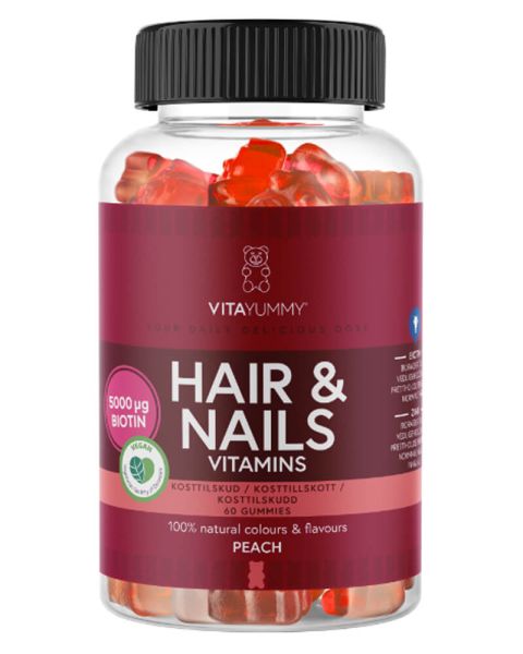 VitaYummy Hair & Nails Vitamins Peach VitaYummy Hair & Nails Vitamins Peach