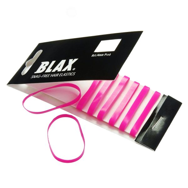 Blax - Snag-Free Hår Elastik PINK 4mm