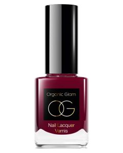 Organic Glam Deep Ruby Nail Polish (U) 11 ml