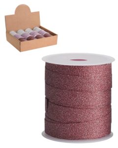 Excellent Houseware Red Glitter Gift Ribbon