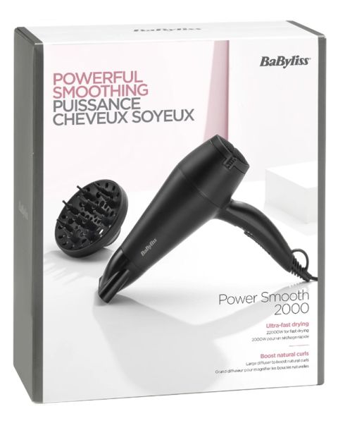 Babyliss power smooth 2400 hair dryer hot sale