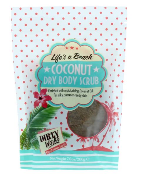 Dirty Works Coconut Dry Body Scrub