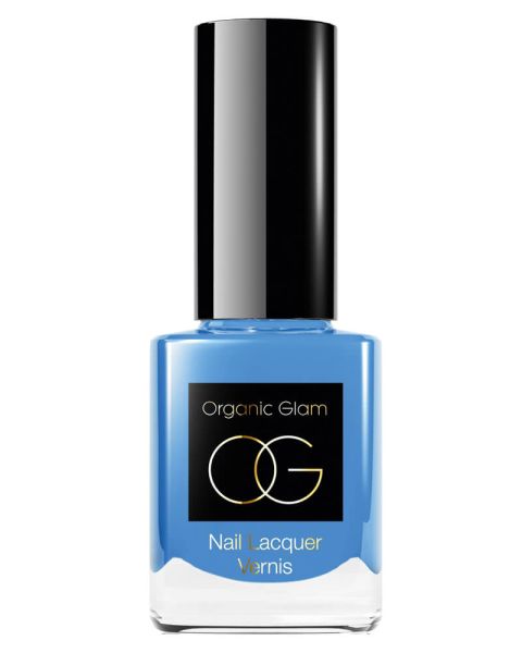 Organic Glam Pale Blue Nail Polish (U)