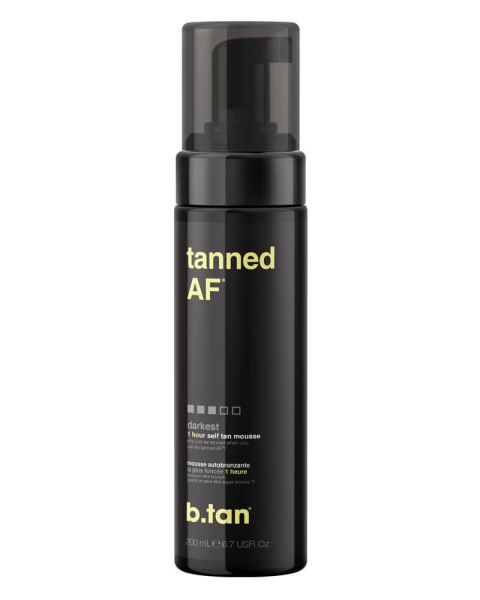 b.tan Tanned AF 1 Hour Self Tan Mousse