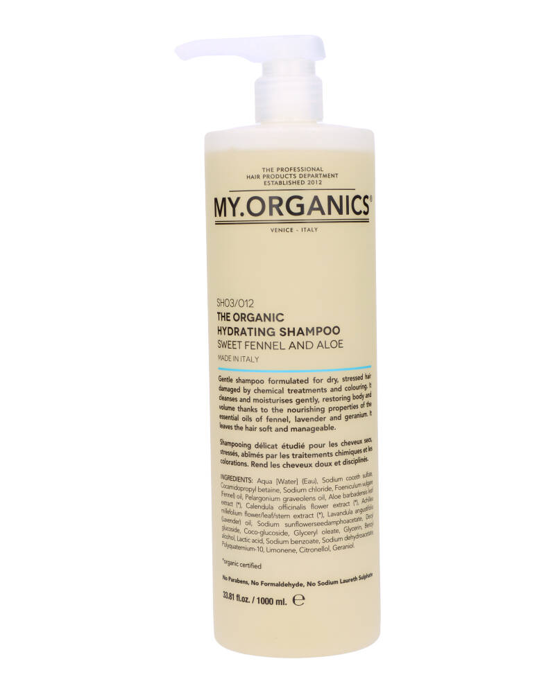 My.Organics The Organic Hydrating shampoo Sweet Fennel And Aloe